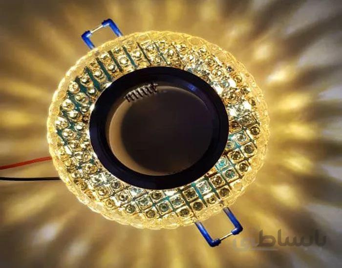قاب هالوژن 3 وات دور smd کد 688