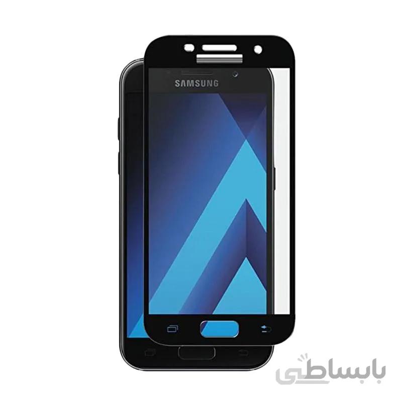 محافظ صفحه نمایش فول کاور گوشی Samsung Galaxy A720 مشکی
