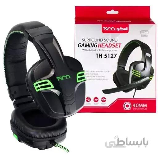 هدست مخصوص بازی تسکو مدل TH 5127 ا TSCO TH 5127 Gaming Headset