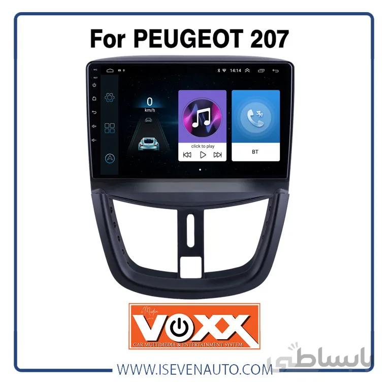 مانیتور اندروید VoxX – مدل C100 پژو – 207 ا مانیتور اندروید VoxX – مدل C100 پژو – 207