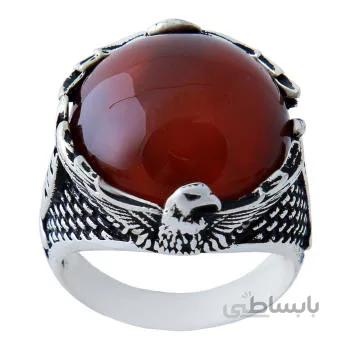 انگشتر نقره مردانه کد AM_572
