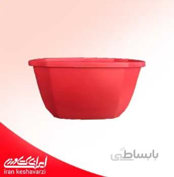 گلدان پلاستیکی خورجینی مخصوص نرده کد 535