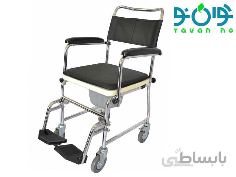 ویلچر حمام چرخ کوچک یکتا تجهیز مدل 68076