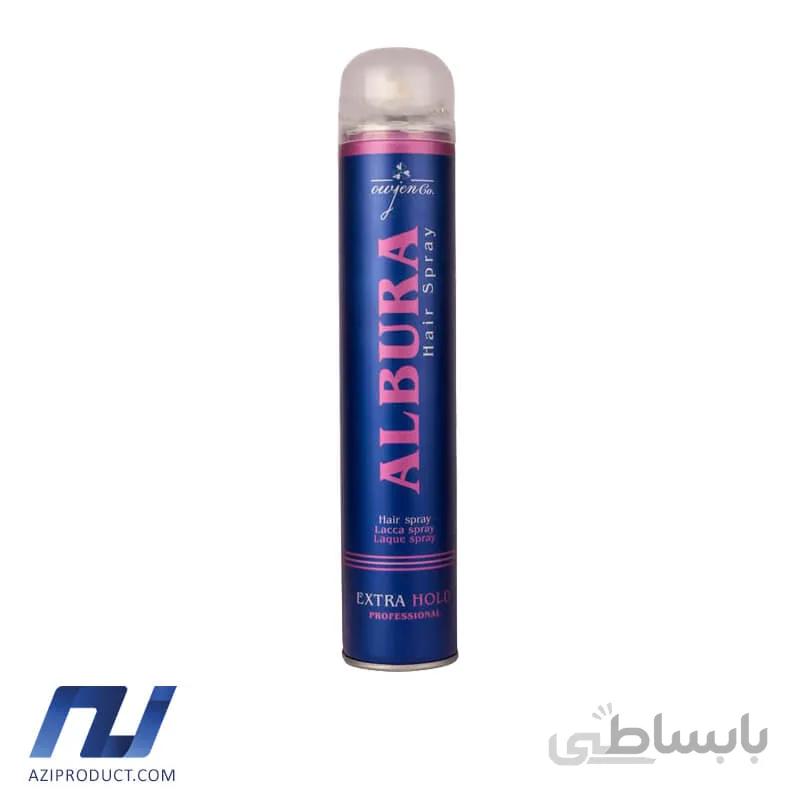 اسپری حالت دهنده مو البورا مدل Extra Hold حجم 250 میل