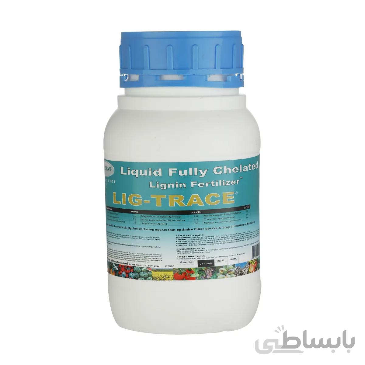 کود مایع کامل گل دهی ای جی مدل LIG TRAACE حجم 500 میلی لیتر