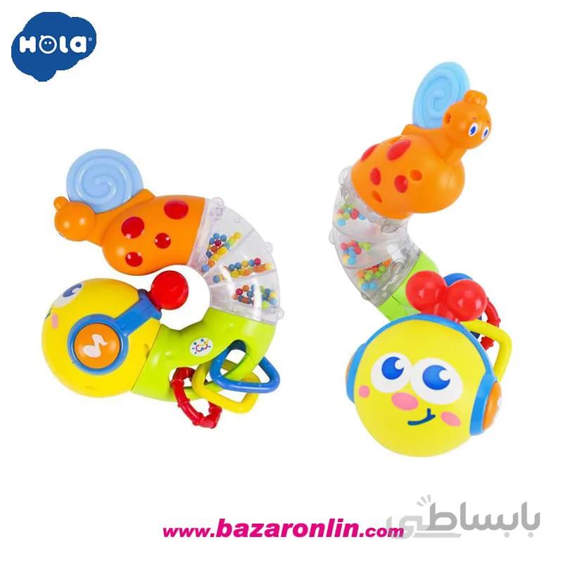 جغجغه کرم چرخنده موزیکال هولی تویز مدل ۹۱۷