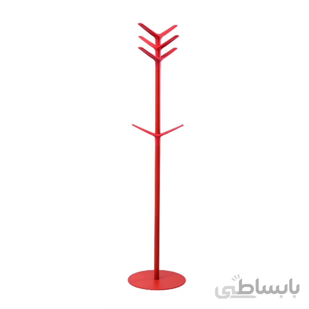 جا لباسی 8 شاخه قرمز مدل فلورا