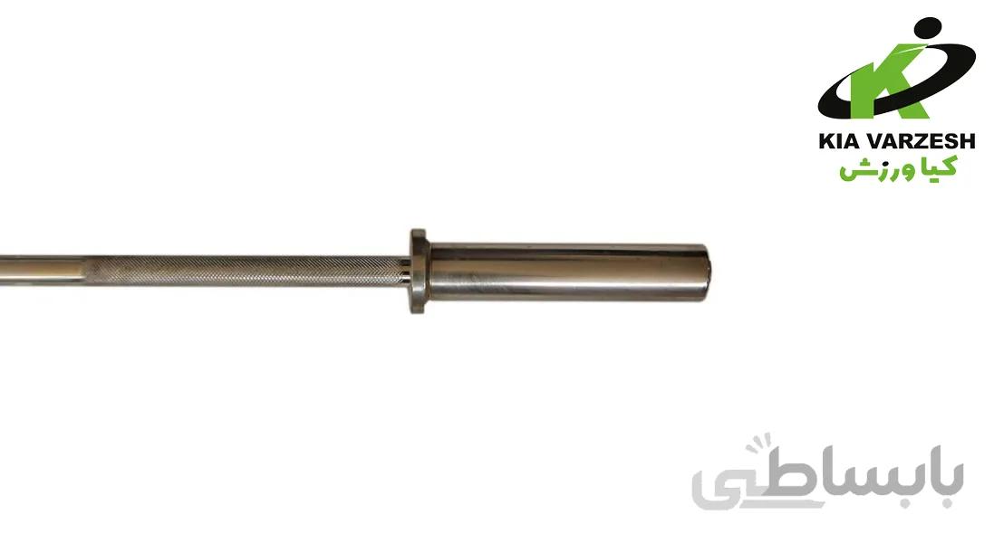 میله هالتر مدل A160 آستیندار سایز 160 سانتی متر ا Barbell bar model A160 with sleeves size 160 cm