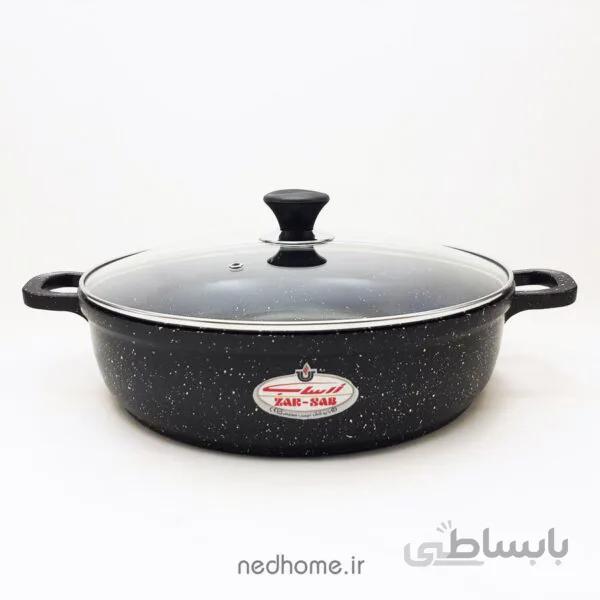 ماهیتابه 32 cm مشکی زرساب سری MELORIN