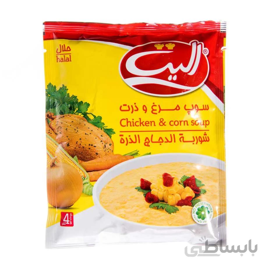 سوپ مرغ و ذرت الیت ۶۵ گرمی ا -