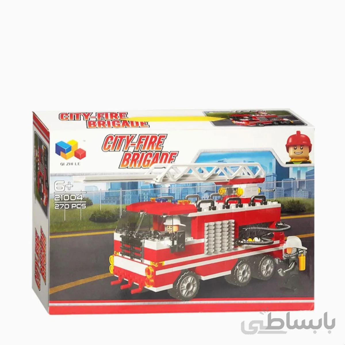 لگو city fire bridge کد 21004
