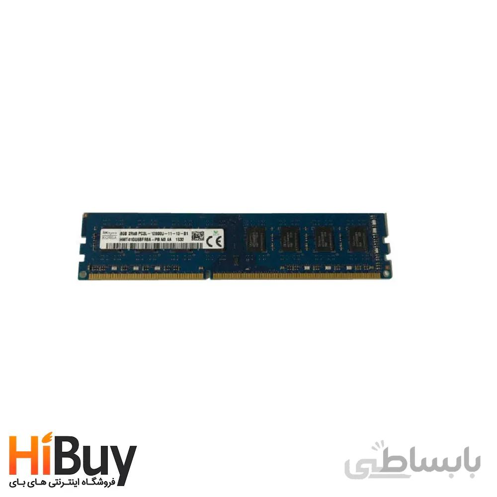 رم دسکتاپ DDR3L تک کاناله 1600مگاهرتز CL11 اس کی هاینیکس مدل 12800 ظرفیت 8 گیگابایت ا SkHynix 12800 DDR3L1600MHz CL11 Single Channel Desktop RAM 8GB