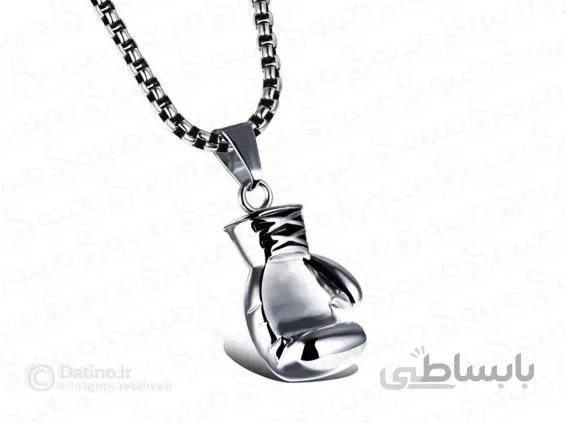 گردنبند مردانه طرح دستکش بوکس 13815