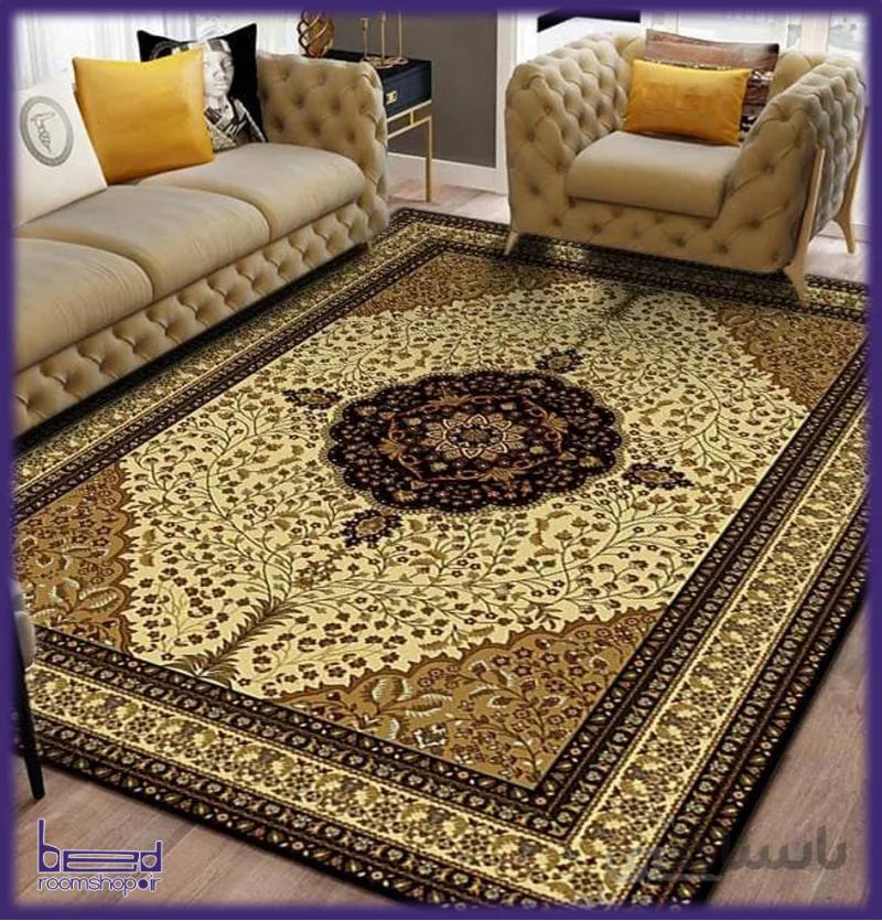 رو فرشی کشدار مخمل مدل R1009