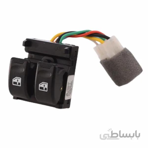 کلید شیشه بالابر پراید 132 جدید کروز شرکتی چپ