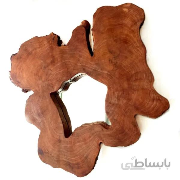آینه دکوراتیو روستیک چوب توسکا
