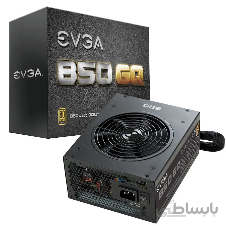 پاور کامپیوتر ای وی جی ای مدل جی کیو با توان 850 وات ا پاور ای وی جی ای 850 GQ 80Plus Gold Computer Power Supply