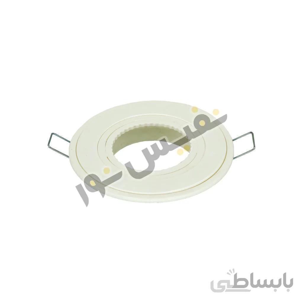 قاب هالوژن ABS نواردار پلاستیکی کد 2007 (بسته 2 عددی)