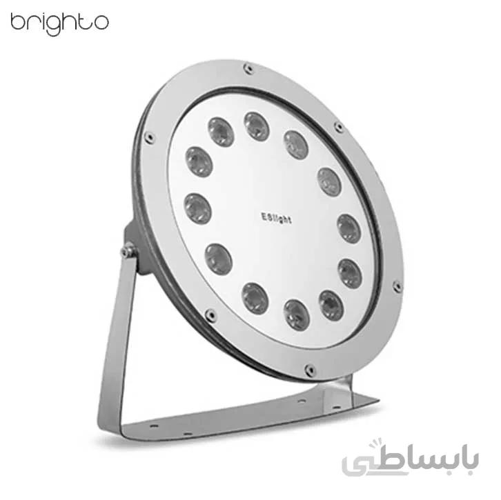 چراغ استخری گرد 3*12 وات فول RGB ارتقا صنعت رشد