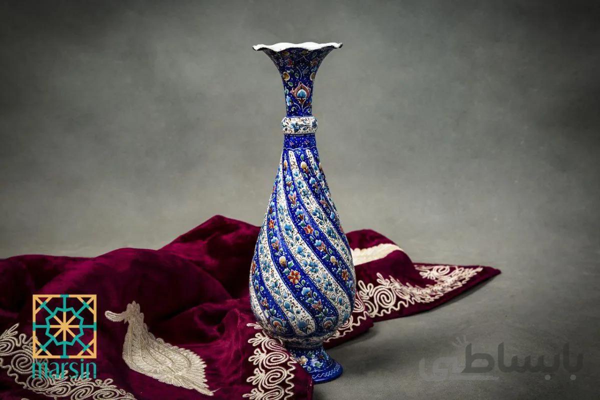 گلدان میناکاری کد 23