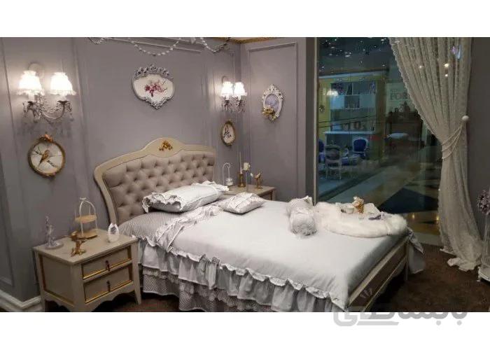 تخت 120*200 ویکتوریا سری N بدون لمسه