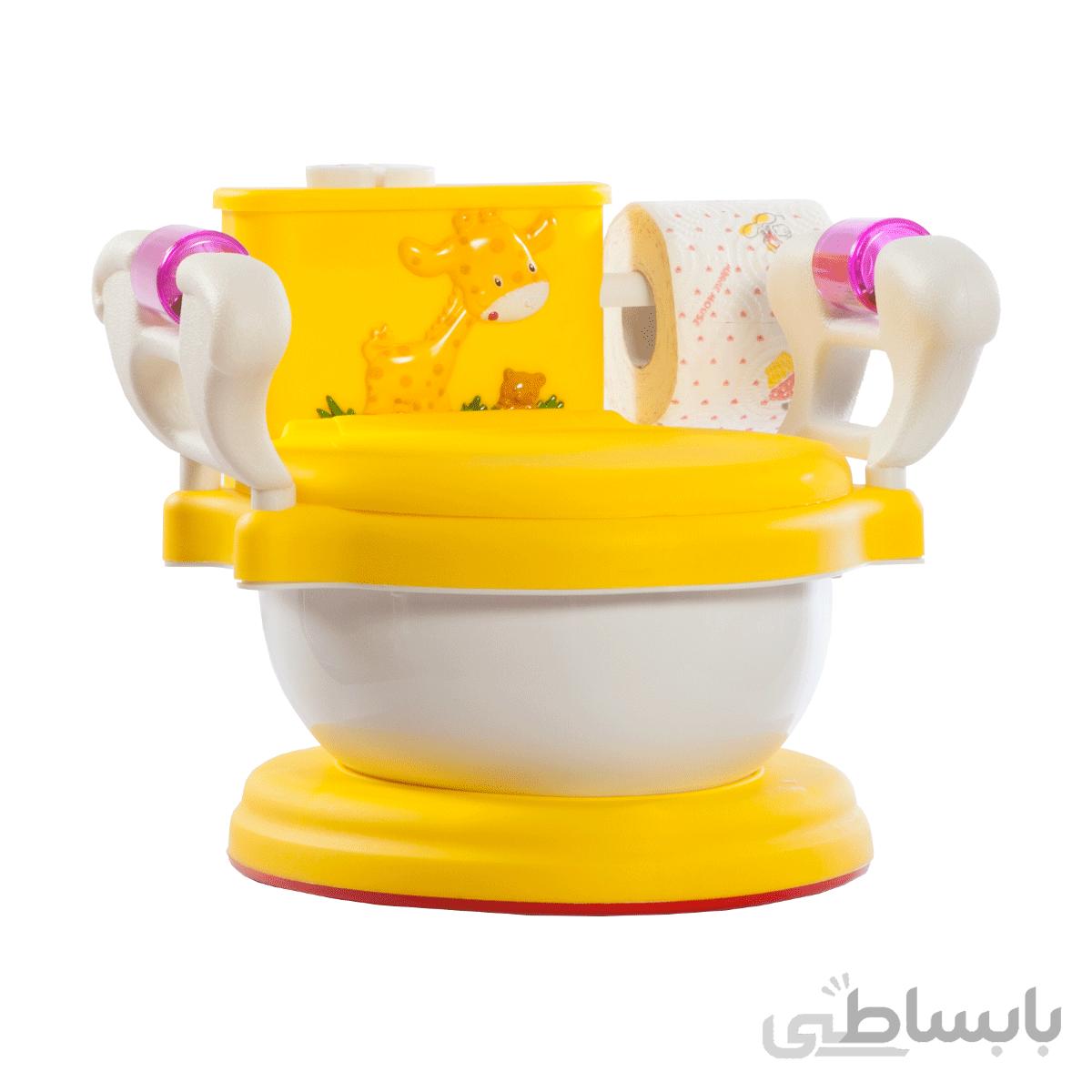 توالت فرنگی آموزشی موزیکال کودک سامیا تویز زرد