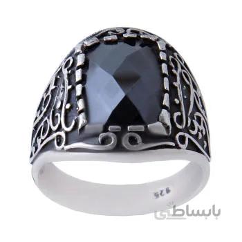 انگشتر نقره مردانه کد AM 529