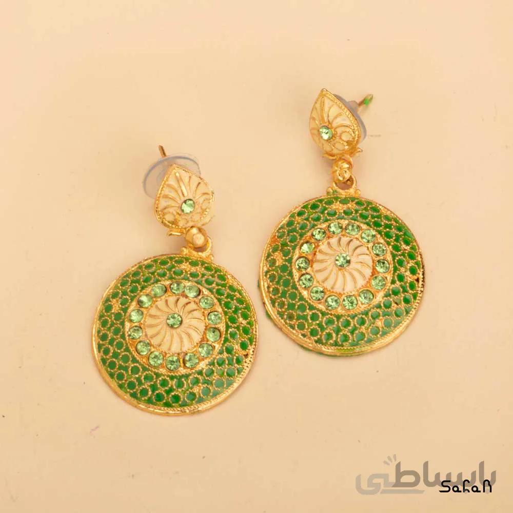 گوشواره هندی رنگی