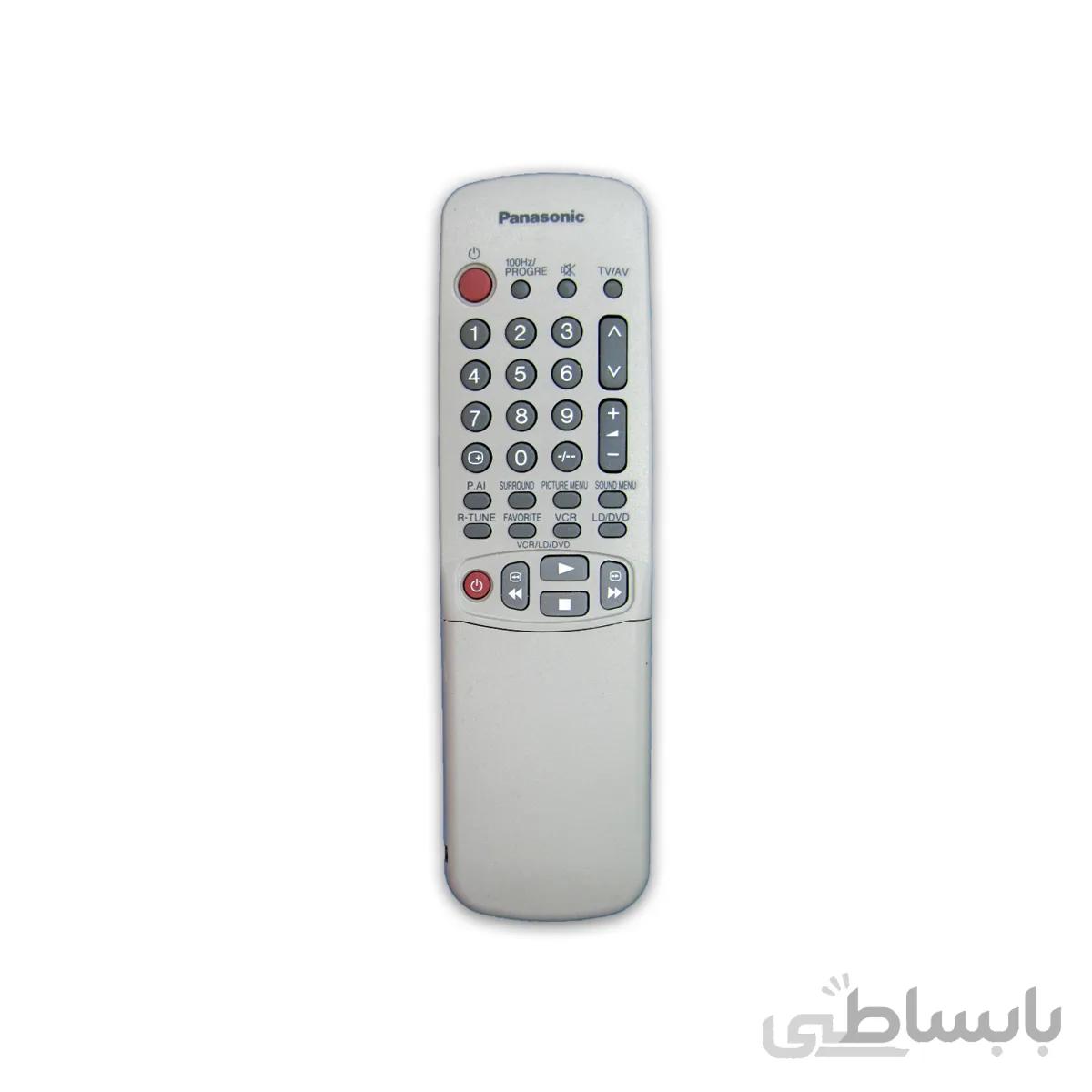 کنترل تلویزیون پاناسونیک PANASONIC مدل درب دار نقره ای ویدیو