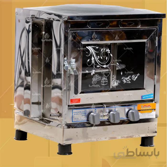 تنور گازی خانگی استیل سه شعله با ساج پخت نان ا تنور گازی مکعبی *مناسب برای استفاده در خانه و اشپزخانه و حیاط * مناسب برای پخت پیتزا و شیرینی و نان * قابل استفاده با گاز شهری و کپسولی * * دارای درب شیشه ای
