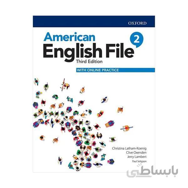 American English File 2+CD Third Edition |امریکن انگلیش فایل 2 ادیشن 3