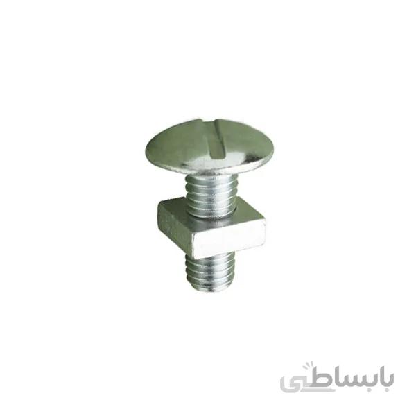 پیچ و مهره آلومینیوم مدل BPM1/4-13 بسته 50 عدد