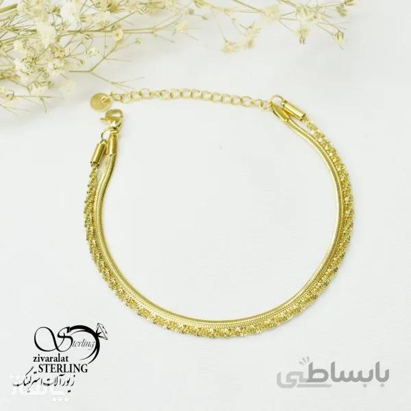 دستبند استیل زنانه کد 5996 کد 703369