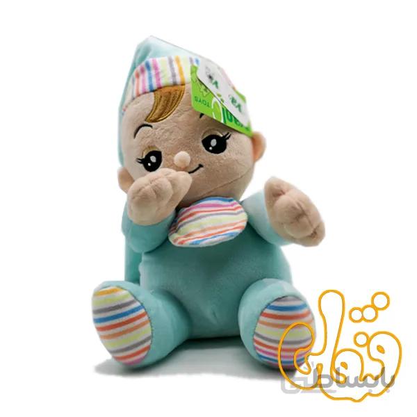 عروسک موزیکال پسر انگشت به دهان 100106A