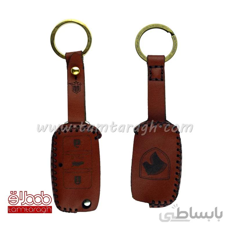 کاور چرم ریموت سمند (ضامن دار)
