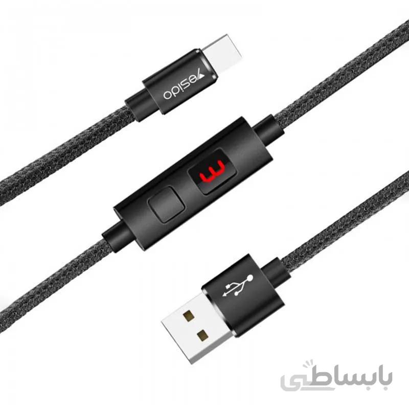 کابل تایمردار type-c مدل Yesido