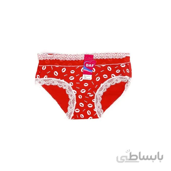 شورت نخی طرح لب p19