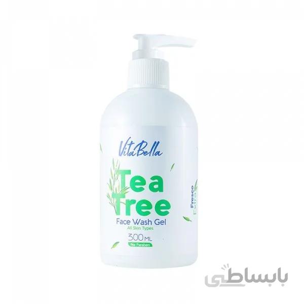 ژل شستشوی و پاک سازی صورت ویتابلا مقدار 300 میلی لیتر