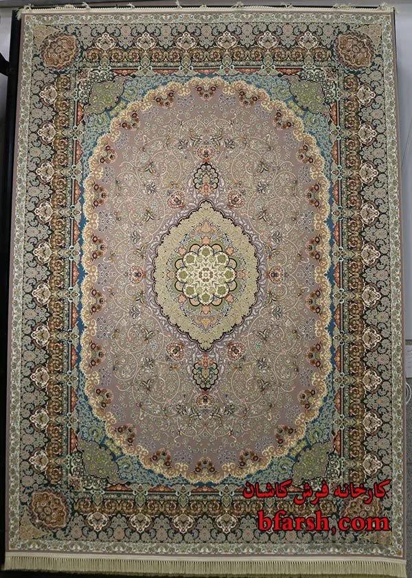 فرش 1000 شانه گل برجسته طرح هما فیلی