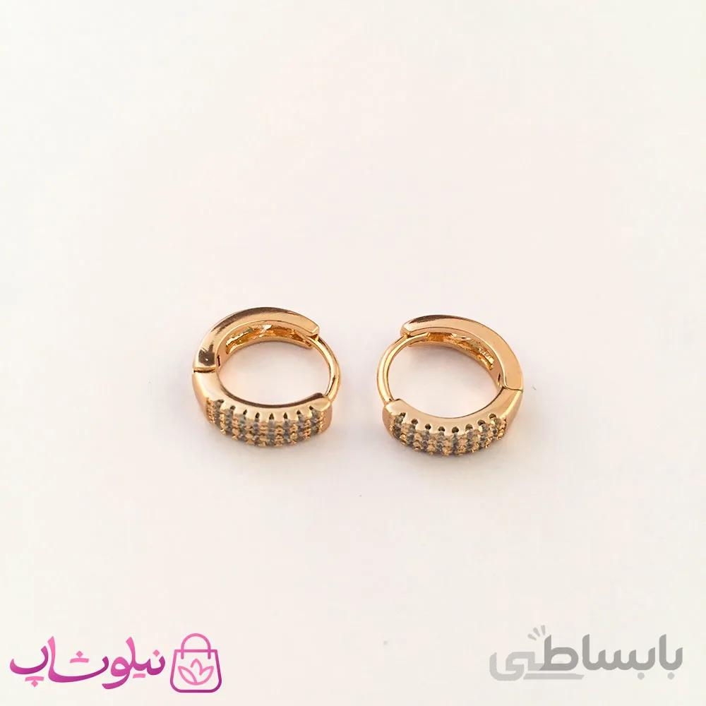گوشواره حلقه ای زنانه ژوپینگ کد 2345