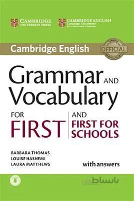 کتاب Grammar and Vocabulary for First and First for School