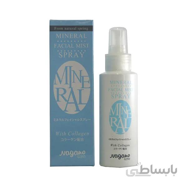 اسپری کلاژن ساز و مغذی پوست ناگانو (Nagano Mineral Facial Mist Spray With Collagen)