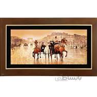تابلو نقاشی چوبی لوتوس مدل شانزه لیزه کد FWB-100X60-F