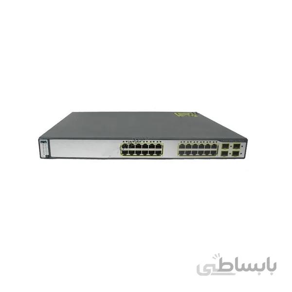Switch Cisco WS C3750G 24PS S ا سوئیچ سیسکو 24 پورت WS-C3750G-24PS-S