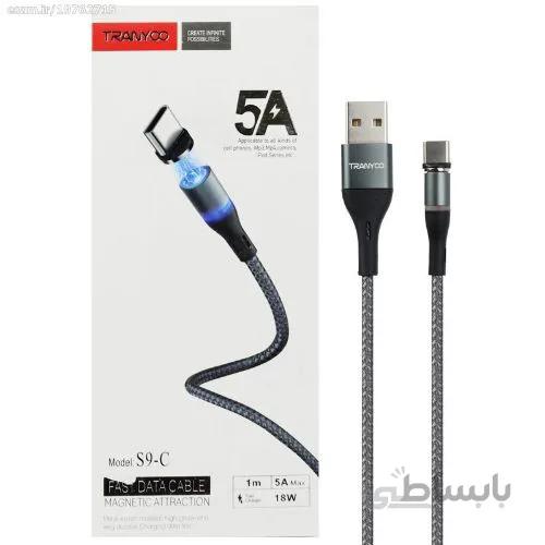 کابل شارژ مغناطیسی تایپ سی ترانیو مدل Tranyoo S9 طول 1 متر