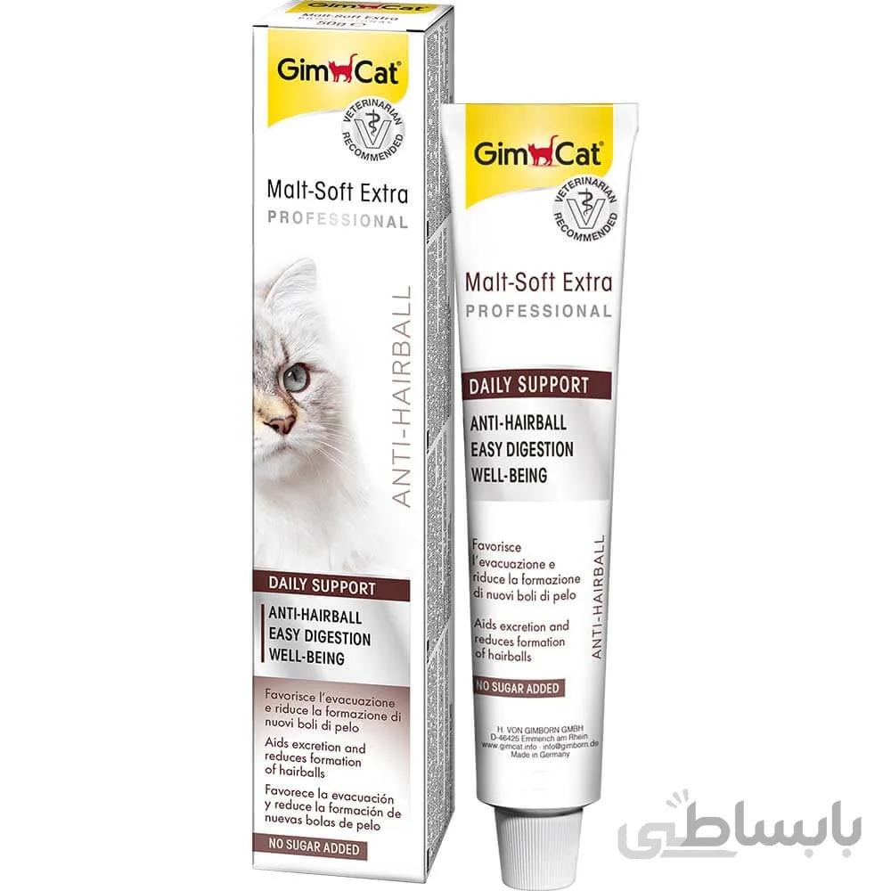 خمیر مالت گربه جیم کت مدل Malt-Soft Extra Professional وزن ۲۰ گرم ا Gimcat Malt-Soft Extra Professional 20g