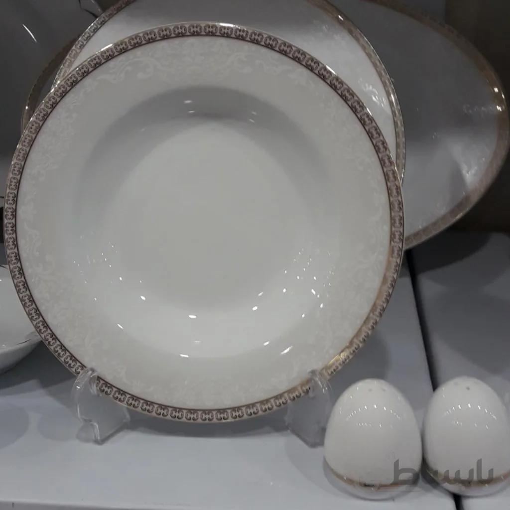 سرویس چینی زرین 28 پارچه ایتالیا ریوا طلایی درجه عالی