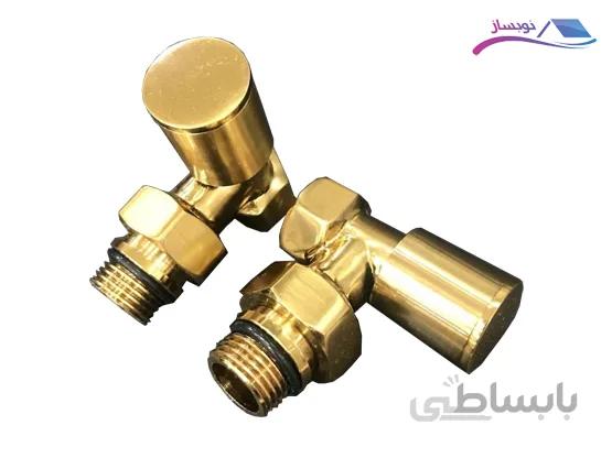 شیر رادیاتور NHA طلایی مات
