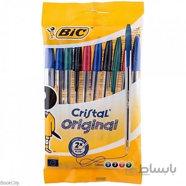خودكار بسته 10 عددي BiC Cristal Medium