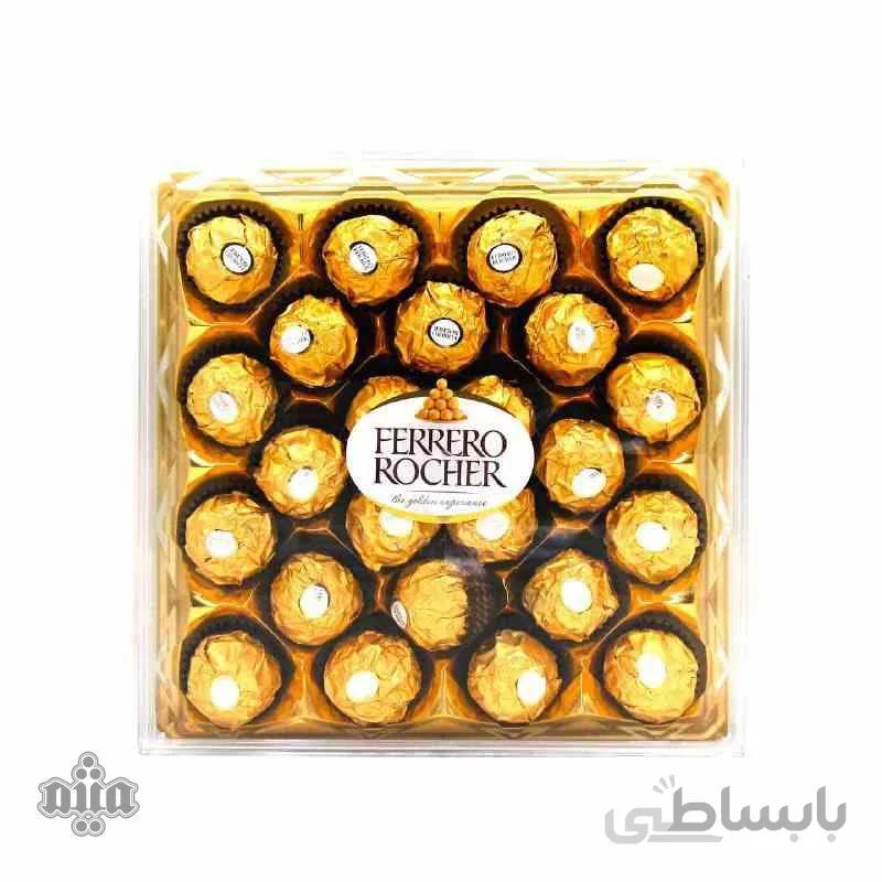 شکلات کادویی فرو روشر سینی 24 عددی